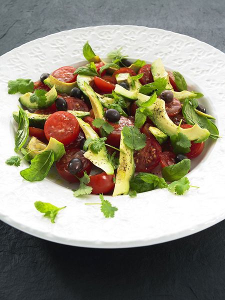 Tomatsallad med avokado