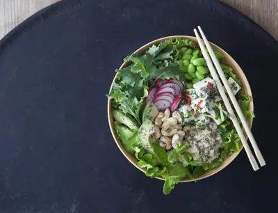 Poké bowl med tofu