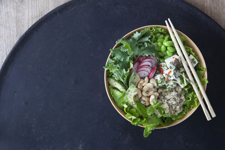 Poké bowl med tofu