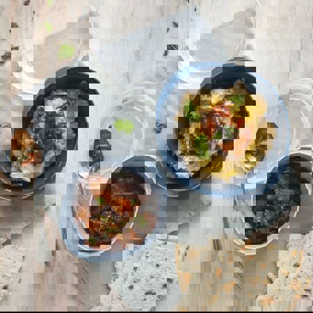 Auberginegryta med hummus