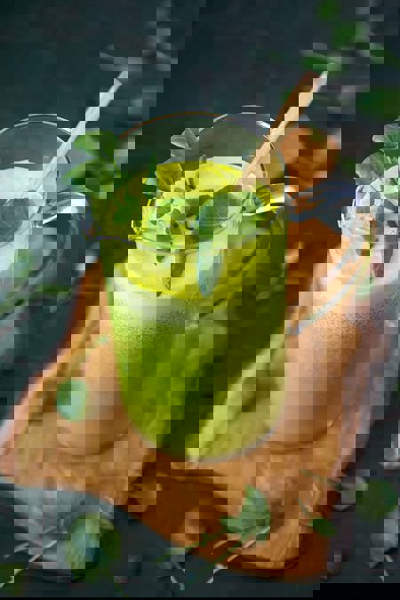 Färskpressad grön juice
