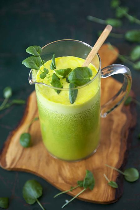 Färskpressad grön juice
