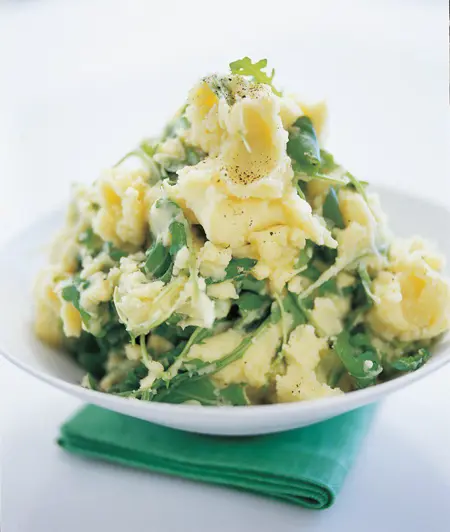 Potatismos med ruccola