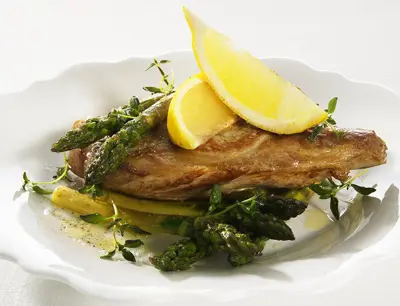 Fläskkotlett med sparris