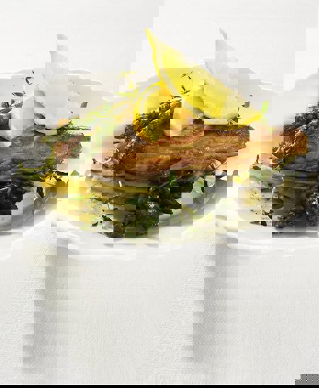 Fläskkotlett med sparris