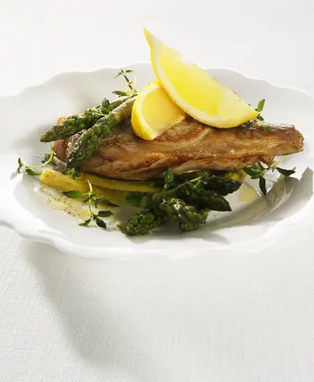 Fläskkotlett med sparris