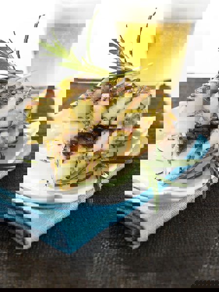 Spansk tortilla på potatis