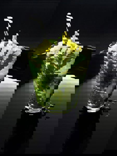 Iste på mynta och citron
