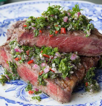 Chimichurri på kött
