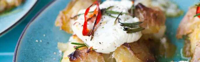Smashed potatoes