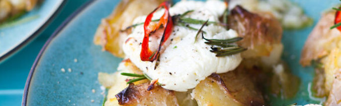 Smashed potatoes