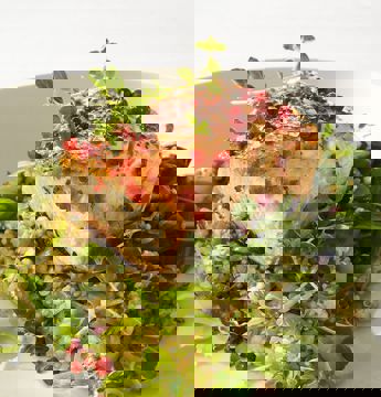Rosepepparstekt lax
